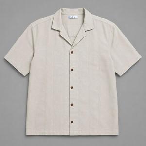 เสื้อเชิ้ตผู้ชายคุณภาพดีที่สุด ผ้าฝ้าย 100% คละสี รับทำโลโก้ ทรงปกติ แขนสั้น ไซส์ S-2XL จากบังกลาเทศ ราคาสมเหตุสมผล - Product Image 4