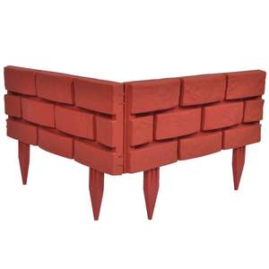 Diviseur de pelouse de 11 pièces avec des fournitures de jardin élégantes en briques - Product Image 6