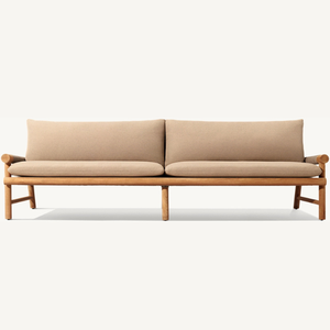 Hot sale furniture <b>sofa</b> <b>for</b> sitting two people capacity which is good and durable brown color equipped with soft foam - Product Image 6