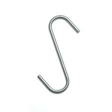 Crochet mural en fer robuste et résistant à la rouille pour suspendre vêtements et outils – Crochet en S en métal - Product Image 4