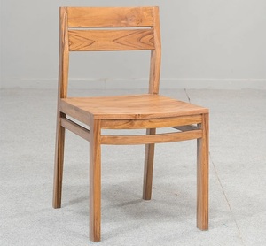 Mesa de Comedor Comercial de Madera de Teca Sólida Tallada, Ecológica, Duradera, de Lujo Moderno y Alta Calidad, Juego de 6 para Restaurante, en Oferta - Product Image 3