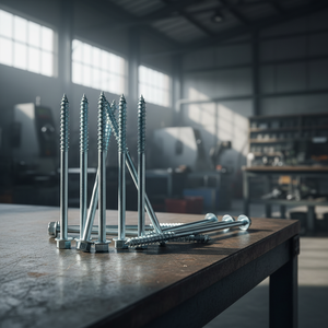 Tornillos de Rosca Parcial de Acero al Carbono Zincado con Cabeza Hexagonal Métrica de Alta Resistencia Clase 4.8 6.8 M6-M12 Estándar DIN/ANSI PDC - Product Image 1