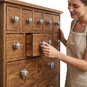 Modern Indian Beautiful <b>Ceramic</b> <b>Knobs</b> & Pull for <b>Drawer</b> Cabinets for Wardrobe Dresser Bedroom & Bathroom Use [CK 474] - Product Image 2