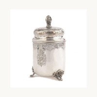 Geïndividualiseerde metalen opbergdoos voor gedroogd fruit, stijlvolle nieuwigheden, luxe decoratieve verpakking voor dadels, noten, snoep, cadeauverpakking