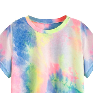 Mens <b>Tie</b> Dye T <b>Shirt</b> Casual Cotton Short Sleeve Crew Neck Lightweight Breathable Soft Comfortable Street Style Summer Daily Wear - Product Image 2