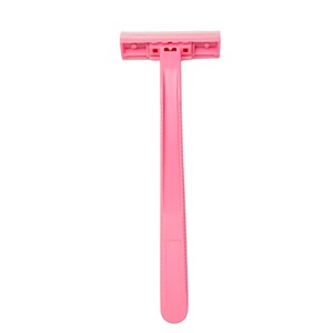Maquinilla de afeitar de doble hoja para mujer de la mejor calidad de Vietnam para cara y cuerpo, hoja de acero inoxidable con mango de plástico, tira lubricante - Product Image 4