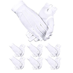 Guantes Masónicos de Alta Calidad 100% Algodón, Guantes Deportivos de Esquí con Logotipo Masónico Bordado Personalizado, MOQ 50 Pares - Product Image 2
