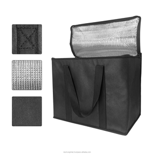 Vente en gros de sac de transport isotherme à isolation thermique avec logo personnalisé sac non tissé sacs isothermes pour achats de pique-nique en feuille d'aluminium - Product Image 2