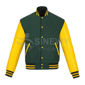 แจ็คเก็ตวาร์ซิตี้ผู้ชายแบบมืออาชีพขายส่ง - ผ้าขนสัตว์ 100% กันน้ำ กันลม ปรับแต่งได้ ดีไซน์ทันสมัย - Product Image 1