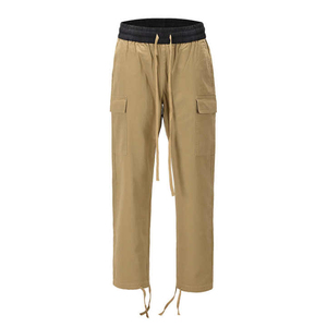 Pantalon de sport à fermeture éclair pour la course, le football, l'entraînement, legging élastique pour le jogging et la gym, prix de gros - Product Image 1