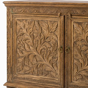 Buffet à deux portes en bois massif de la collection Luxury Majestic Branches, meuble de rangement moderne pour salon et hôtel - Product Image 6