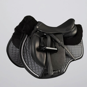 Almohadilla para Silla de Montar de Doma y Salto, Gris, Acolchada, Transpirable, con Forro de Malla de Algodón y Relleno de Poliéster, para Entrenamiento - Product Image 4