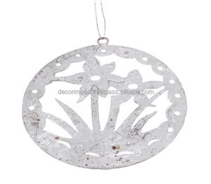 Mariposa Acabado en plata Look Fancy Christmas Craft India Adornos decorativos de hierro y adornos para festivales suministros para fiestas - Product Image 6