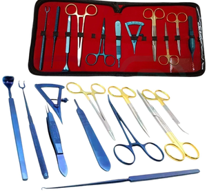 Kit de blepharoplastie, instruments de chirurgie plastique de haute qualité, ensemble de 11 pièces, certifié CE - Product Image 1