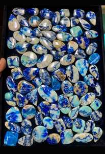 Natural Blue Afghanite Gemstone Cabochon | Wholesale Loose Stone for Jewelry Making & Healing Crystals - Product Image 3