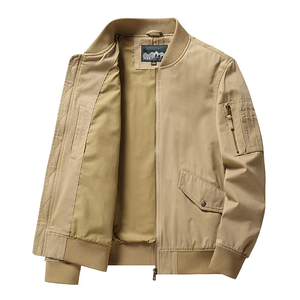 Men's Bomber Jacket Premium Quality Windproof Lightweight Casual Outerwear Streetwear Fashion Jacket - Product Image 6