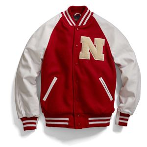 Chaqueta Varsity Lisa Personalizada para Hombre, Chaqueta Letterman Blanca al por Mayor, Diseño de Parches con Logotipo Personalizado, 100% Lana - Product Image 6
