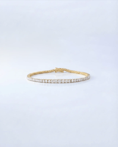 Bracelet en diamant Embellisse, élégant, serti de cristaux, bijou de créateur, accessoire de mode haut de gamme réglable pour femmes - Product Image 1