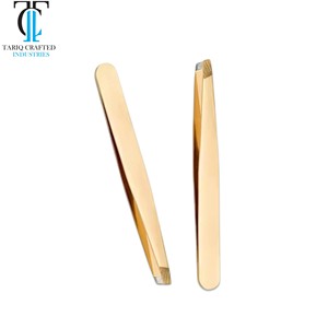 Juego de Pinzas para Cejas de Acero Inoxidable, Pinzas Profesionales de Precisión con Punta Inclinada y Punta Puntiaguda para Dar Forma a las Cejas y Depilar - Product Image 1