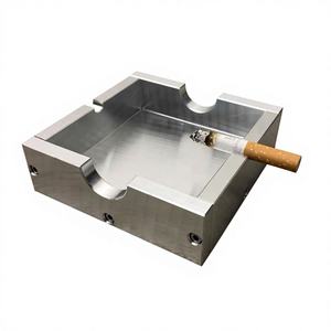 Cendriers de table en aluminium classiques de forme personnalisée, écologiques, faciles à nettoyer, de haute qualité, vente en gros - Product Image 1