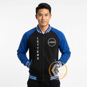 สมบัติกรีก ฟิทีอาร์เอชที่ปรับแต่งได้ |   เสื้อแจ็คเก็ตวาร์ซิตี้ผ้าฝ้ายเบต้าปักลาย  ระบายอากาศได้ดี แห้งเร็ว มีซิป - Product Image 3