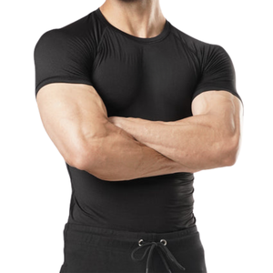 Wholesale Manufacturer of Mens Compression Shirts <b>Base</b> <b>Layer</b> Tops for Men and Women <b>Short</b> <b>Sleeves</b> High Quality Body protection - Product Image 2
