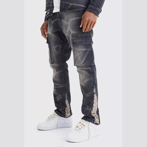 Men's High Quality Denim Jeans Pants Slim Fit Soft <b>Stretch</b> Fabric Casual Streetwear Everyday Clothing Comfortable Fashion Bottom - Product Image 5
