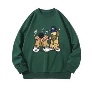 Top Quality Custom Size Men Cartoon Print Sweatshirts Best Selling Breathable Comfortable New Fashionable Men Sweatshirts - Product Image 2