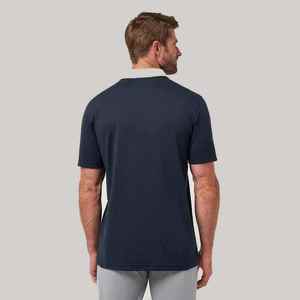 Polo de Trabajo Unisex de Verano, Camiseta de Cuello Redondo de Algodón Liso de Alta Calidad con Mangas Cortas, Polo al por Mayor para Hombre - Product Image 3