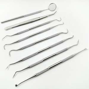 Kit de 8 Piezas de Instrumentos de Higiene Dental de Acero Inoxidable, Juego Profesional de Espejo y Sonda para Cuidado Bucal - Product Image 5