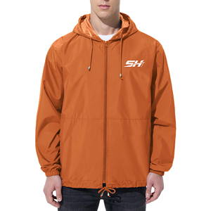 Vestes coupe-vent personnalisées pour hommes, vêtements de sport d'extérieur respirants, grande taille, séchage rapide, vêtements d'extérieur à bas prix, veste coupe-vent pour hommes - Product Image 1