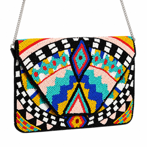 Bolso de Mano Geométrico Moderno Hecho a Mano con Cierre de Botón, Bolso de Noche de Lujo para Mujer, Bandolera de 1-1.9L con Correa Única, OEM ODM - Product Image 3