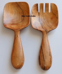 Ensemble de cuillères à salade écologiques de style américain, couteaux multi-usages pour servir du café, des assaisonnements, du sel de bain - Product Image 1