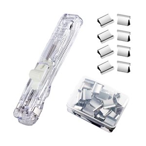Mini Agrafeuse Portable Mignonne et Écologique en Acier Inoxydable avec Poignée Réutilisable pour Étudiants et Accessoire de Bureau à Domicile - Product Image 6