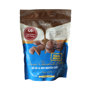 Mejor Fabricante Mayorista de Botones de Chocolate Negro Puro 58% Cacao para Galletas y Repostería con Servicio HALAL OEM/ODM a Buen Precio - Product Image 4