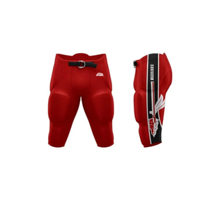 Wholesale <b>Padded</b> American Football Pants Factory Custom Sublimation Team Football <b>Practice</b> Pants Men Spandex Integrated Football - Product Image 1