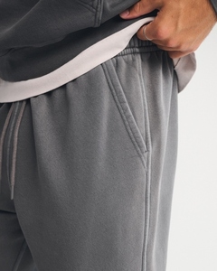 Custom Men's Fleece <b>Joggers</b> OEM ODM Cotton Sweatpants Relaxed Fit Elastic Waist Drawstring Lounge Streetwear Trousers - Product Image 4