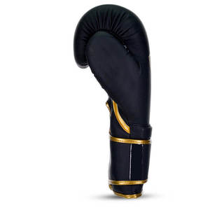 ถุงมือชกมวยหนังพรีเมียมสำหรับฝึกซ้อม พร้อมสายรัดข้อมือแบบ Hook Loop รองรับข้อมือ  รับทำโลโก้ตามสั่ง ผู้ผลิต OEM - Product Image 3