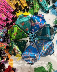 Meilleur choix, lanternes en soie vietnamiennes de bonne qualité, variété de couleurs, lanternes en soie et bambou artisanales, design personnalisé du Vietnam - Product Image 4