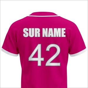 เสื้อเบสบอลพิมพ์ลายตามสั่งแบบเต็มตัว ชุดทีม ฤดูร้อน ฤดูใบไม้ร่วง ผ้าแห้งเร็ว ระบายอากาศดี ขายส่งจำนวนมาก - Product Image 5