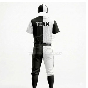 Custom High Quality Lightweight Baseball Sports Team Uniform <b>Heat</b>-Transfer Printed Polyester Jersey Matching <b>Pants</b> Breathable - Product Image 2