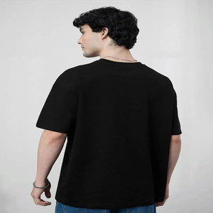 Camiseta de Cuello Redondo para Hombre, Estilo Deportivo y Casual, 100% Algodón de Alta Calidad, Color Sólido, Estilo Hombro - Product Image 4