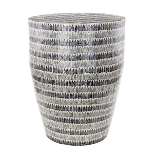 Decorative MOP <b>Stool</b> Stylish Side <b>Stool</b> <b>For</b> Living Room <b>Bedroom</b> Handmade Furniture <b>For</b> Interior Decor - Product Image 1
