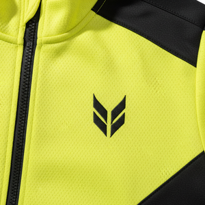 Mens Heavy weight Panel Tracksuit <b>Zip</b> <b>Up</b> <b>Jacket</b> Jogger Set Contrast Color Streetwear Training Sports Suit Custom Logo OEM - Product Image 2