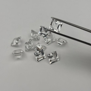 Topacio Blanco Natural, Corte Cuadrado, 9mm, Gema Suelta para Joyería - Product Image 4