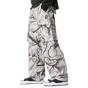 Wholesale <b>Top</b> Quality Men's <b>Camo</b> Cargo Jeans Straight Leg Printed Trousers Mid Waist Casual Plus Size Pants - Product Image 3