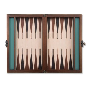 Juego de Backgammon de Madera de Lujo, Juego de Mesa Familiar Clásico, Juego de Backgammon Profesional de Cuero y Madera para Viaje, Artesanía Personalizada - Product Image 2