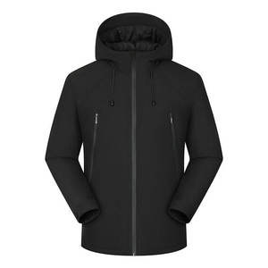 Chaqueta impermeable al por mayor, chaqueta softshell de poliéster de 300 g/m², chaqueta de trabajo con logotipo personalizado para minoristas de artículos para exteriores en EE. UU. - Product Image 4