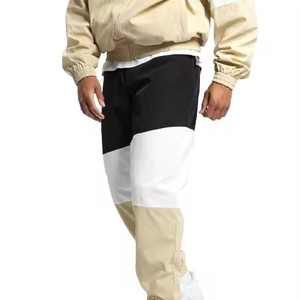 Ensemble de survêtement décontracté pour homme, coupe-vent, couleur unie, léger, pour l'entraînement sportif - Product Image 2