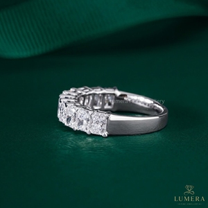 แหวนเพชรทรงเรเดียนท์คัท แหวนเพชร 1.7 กะรัต แหวนเพชรเรเดียนท์คัท แหวนเพชร VVS แหวนทอง 14k แหวนทอง 18k แหวนทอง 10k - Product Image 2